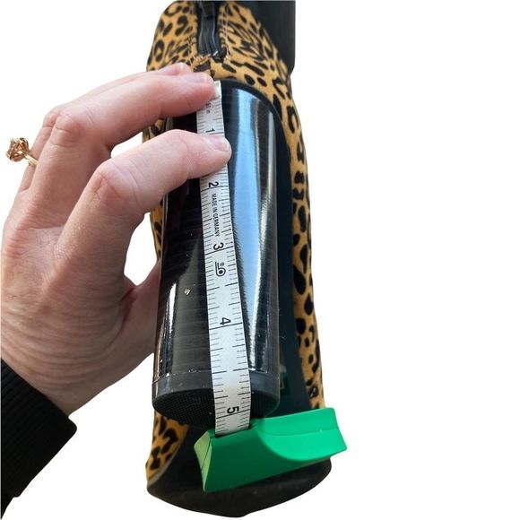 Qupid faux leopard suede ankle booties size 10 - Picture 5 of 6